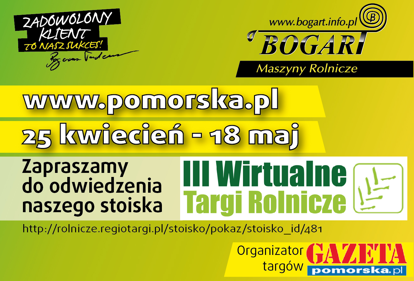 Wirtualne Targi Rolnicze na www.pomorska.pl